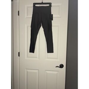 Vie Active Ultra Flow Workout Leggings 3/4 Dark Gray Small Nwt Msrp 88